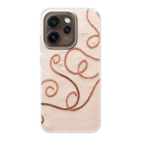 Rose Gold Chainstitch Vine case
