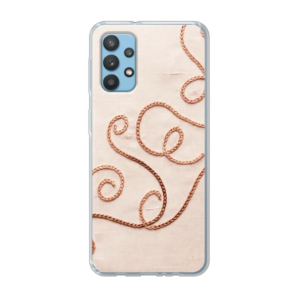 Rose Gold Chainstitch Vine case