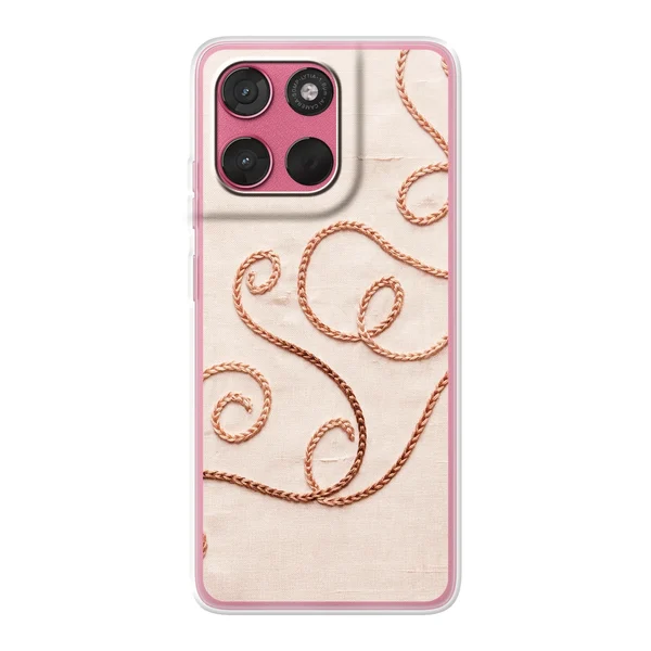 Rose Gold Chainstitch Vine case