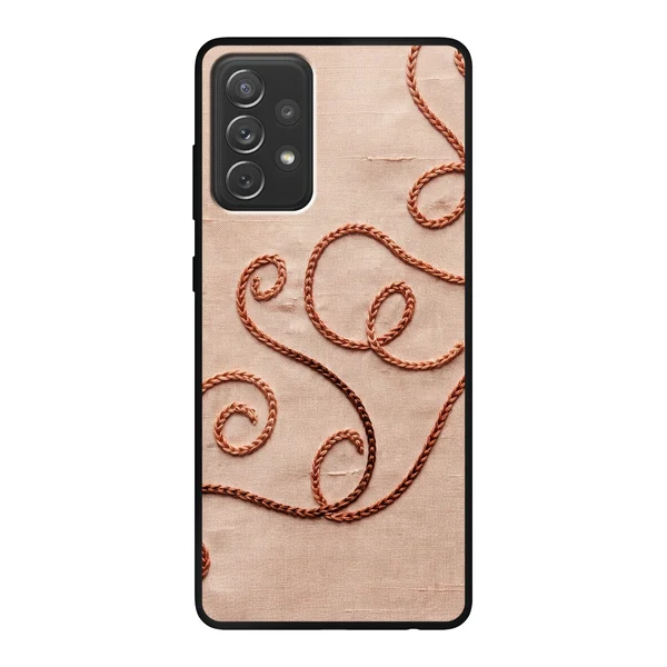 Rose Gold Chainstitch Vine case