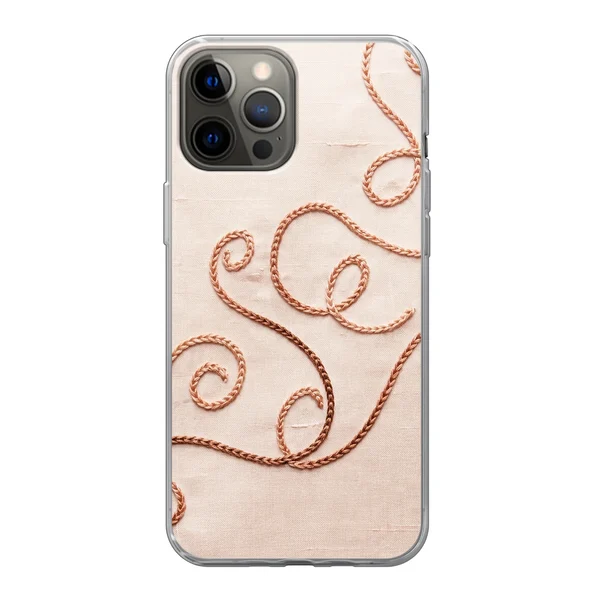 Rose Gold Chainstitch Vine case