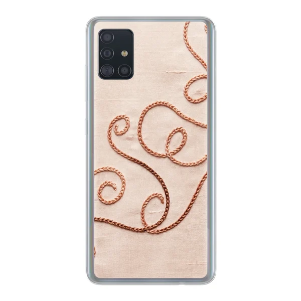 Rose Gold Chainstitch Vine case