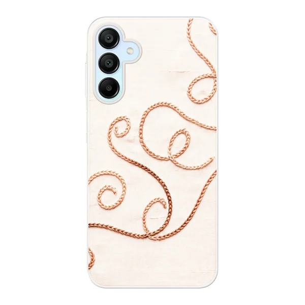 Rose Gold Chainstitch Vine case