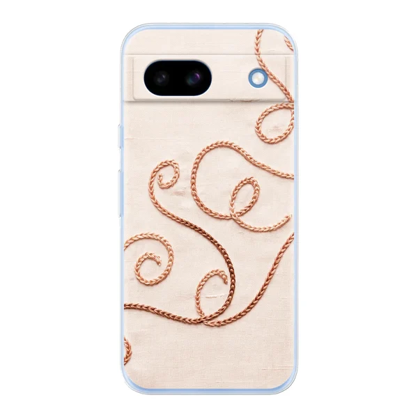 Rose Gold Chainstitch Vine case