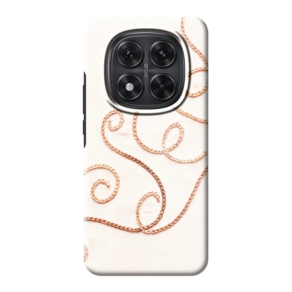 Rose Gold Chainstitch Vine case