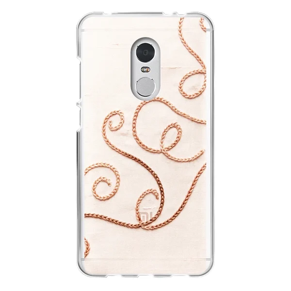 Rose Gold Chainstitch Vine case
