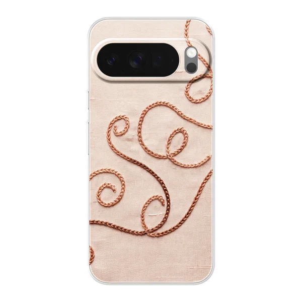 Rose Gold Chainstitch Vine case