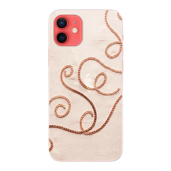 Rose Gold Chainstitch Vine case