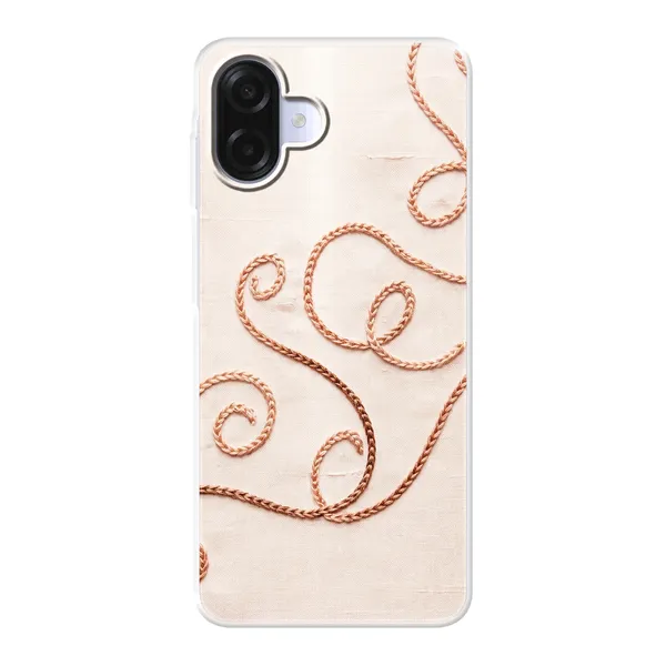 Rose Gold Chainstitch Vine case