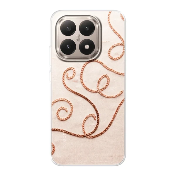 Rose Gold Chainstitch Vine case