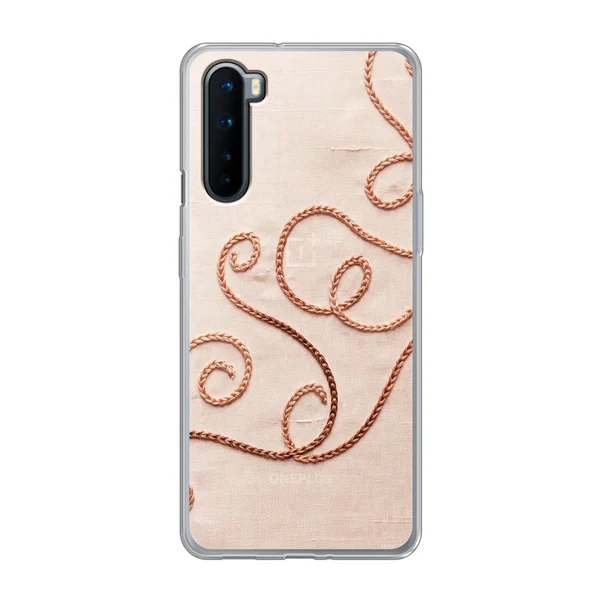 Rose Gold Chainstitch Vine case