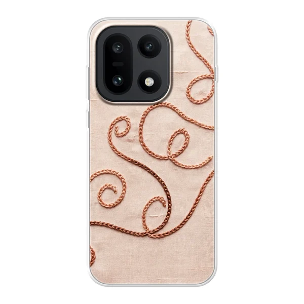 Rose Gold Chainstitch Vine case