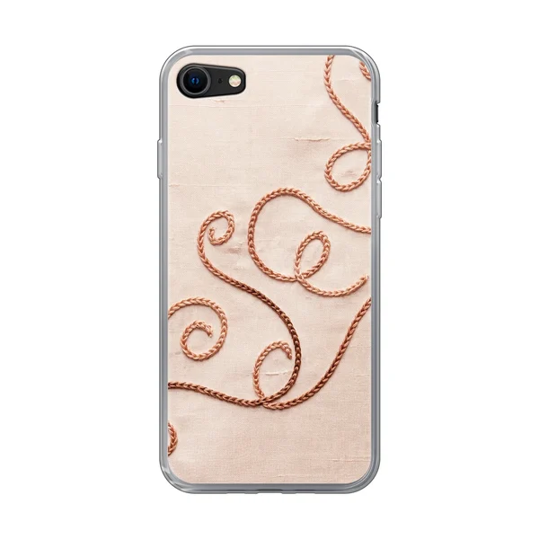 Rose Gold Chainstitch Vine case