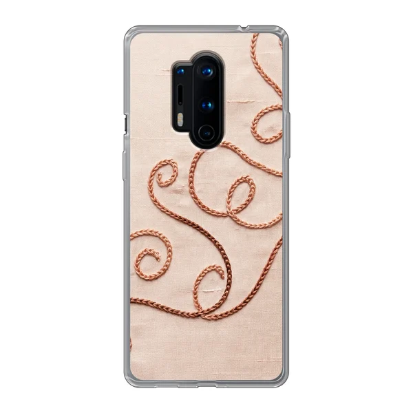 Rose Gold Chainstitch Vine case