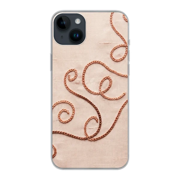 Rose Gold Chainstitch Vine case