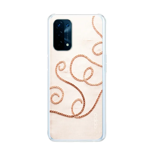 Rose Gold Chainstitch Vine case