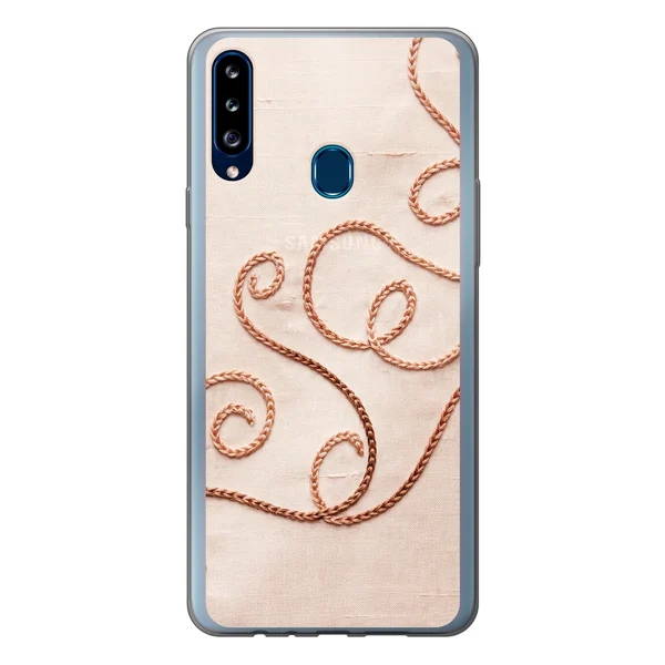 Rose Gold Chainstitch Vine case