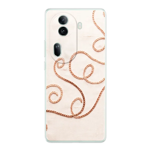 Rose Gold Chainstitch Vine case