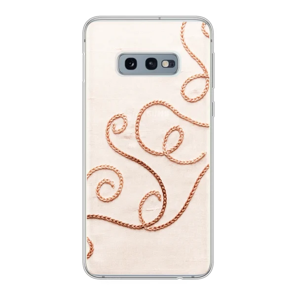 Rose Gold Chainstitch Vine case