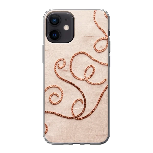 Rose Gold Chainstitch Vine case