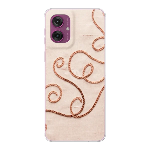 Rose Gold Chainstitch Vine case