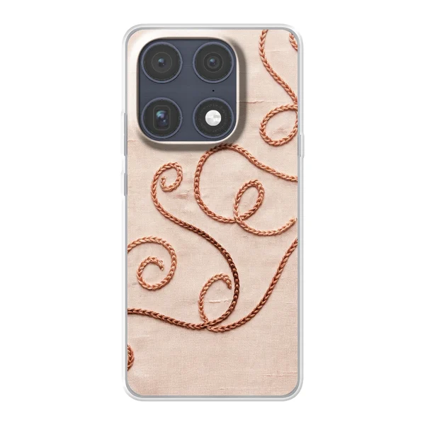 Rose Gold Chainstitch Vine case