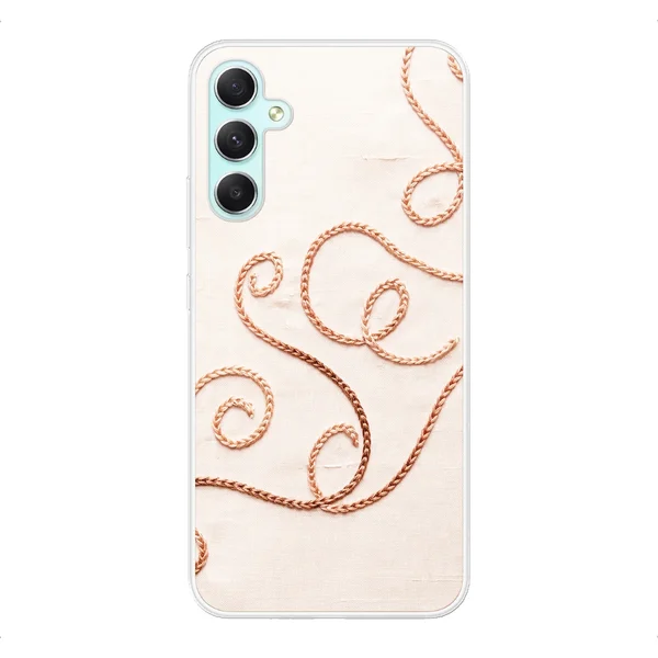 Rose Gold Chainstitch Vine case