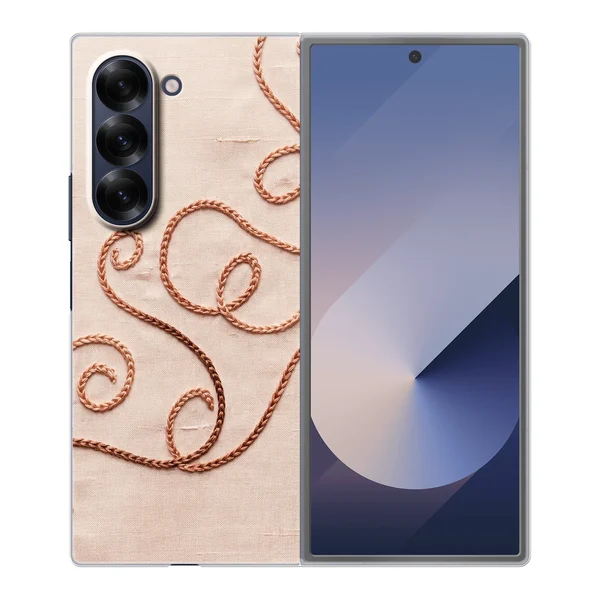 Rose Gold Chainstitch Vine case