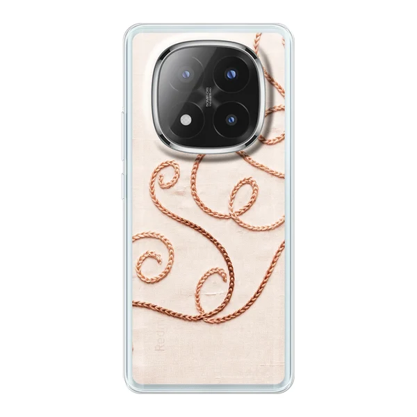 Rose Gold Chainstitch Vine case