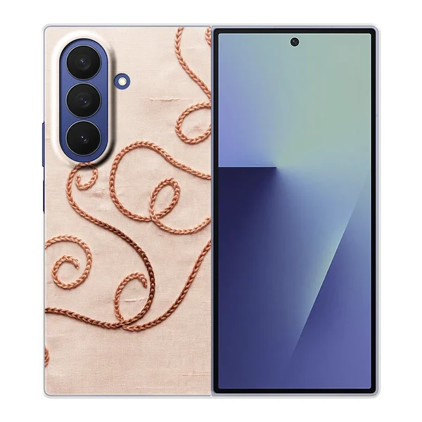 Rose Gold Chainstitch Vine case