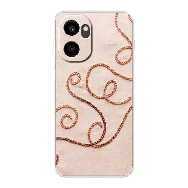 Rose Gold Chainstitch Vine case