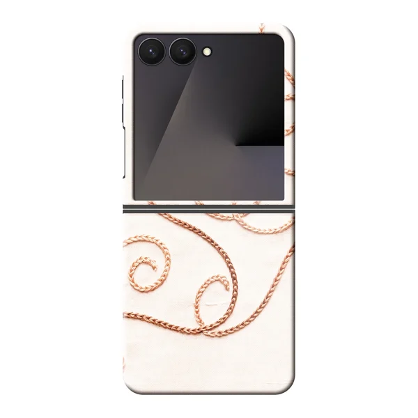 Rose Gold Chainstitch Vine case