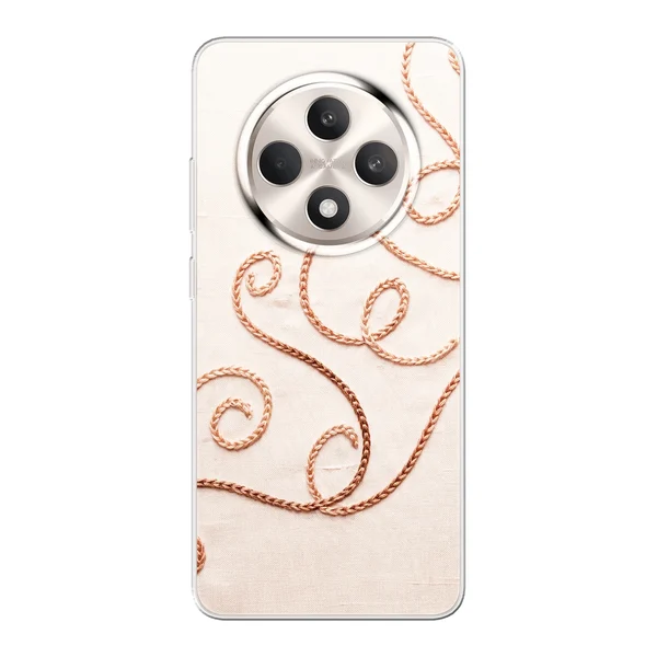 Rose Gold Chainstitch Vine case