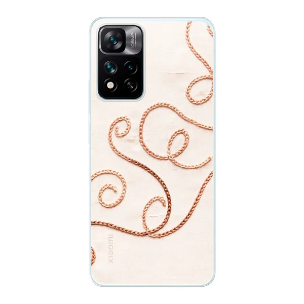 Rose Gold Chainstitch Vine case