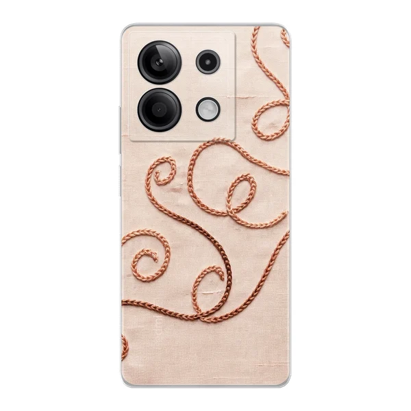 Rose Gold Chainstitch Vine case