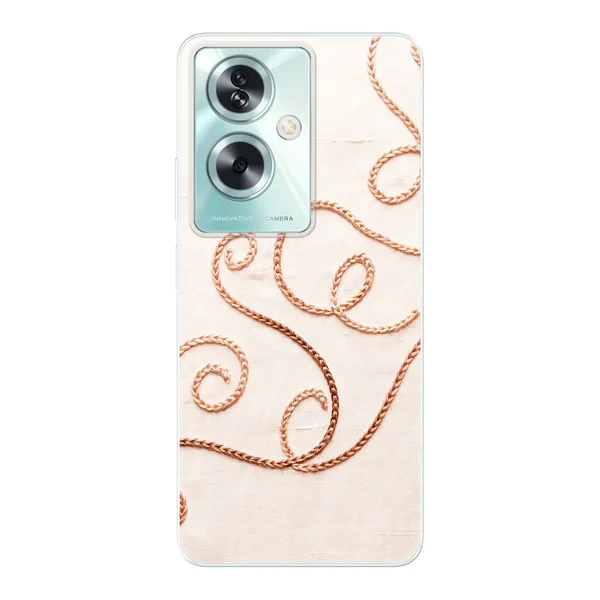 Rose Gold Chainstitch Vine case
