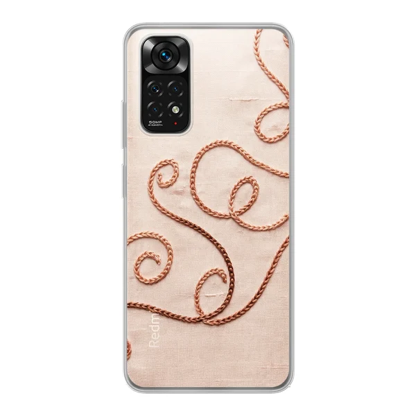 Rose Gold Chainstitch Vine case