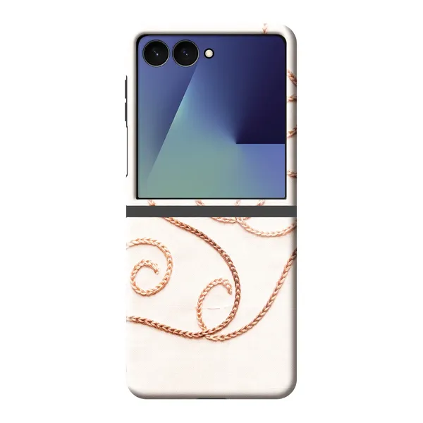 Rose Gold Chainstitch Vine case