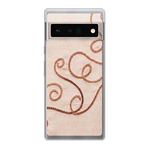 Rose Gold Chainstitch Vine case