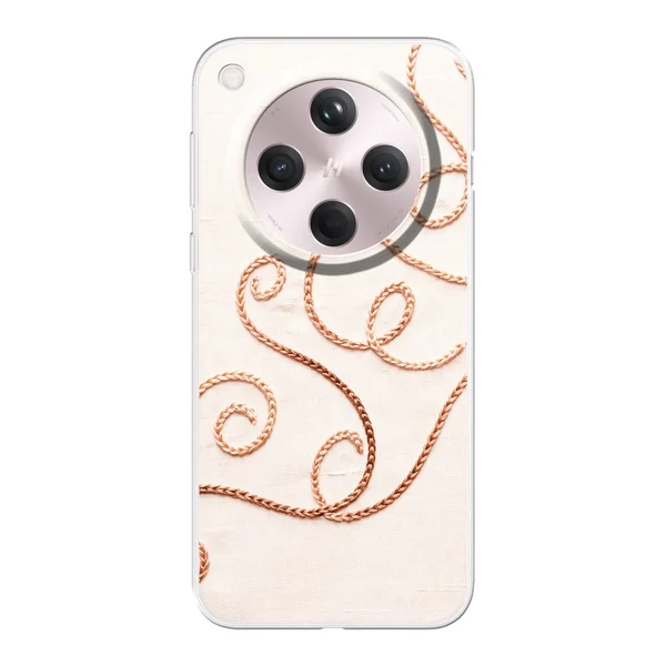 Rose Gold Chainstitch Vine case