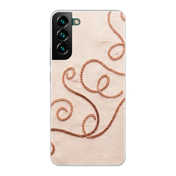 Rose Gold Chainstitch Vine case