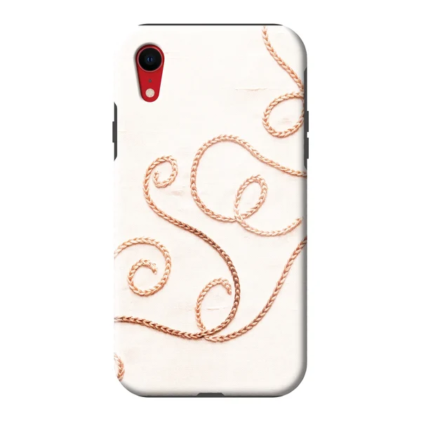 Rose Gold Chainstitch Vine case