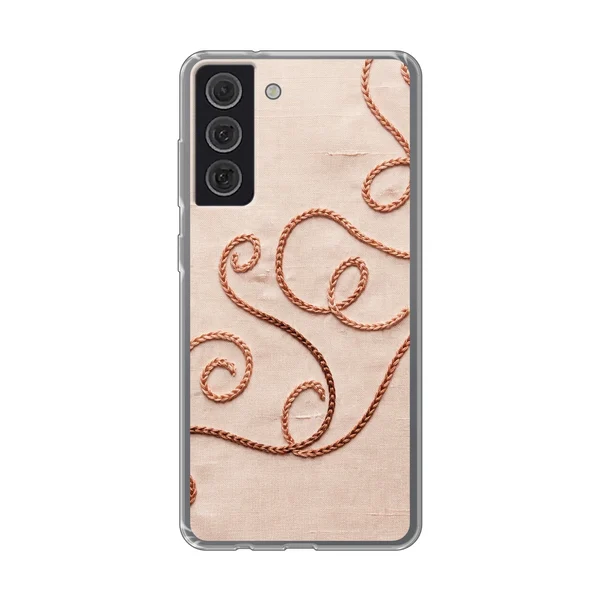 Rose Gold Chainstitch Vine case