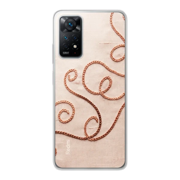 Rose Gold Chainstitch Vine case