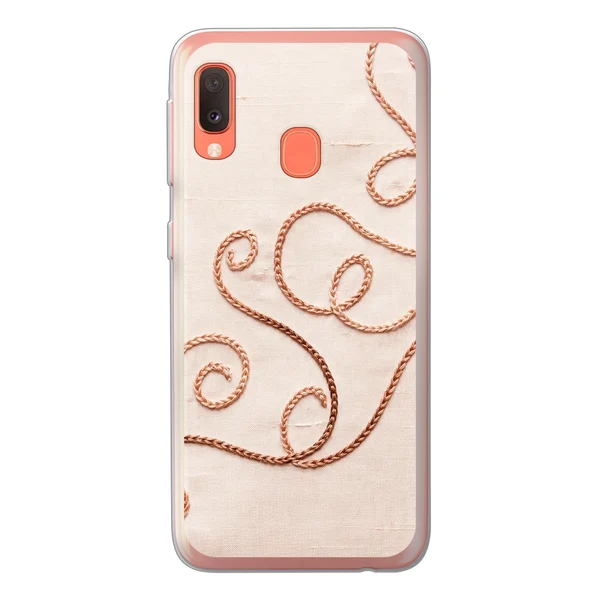 Rose Gold Chainstitch Vine case