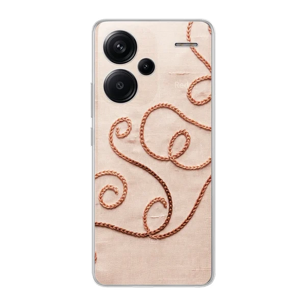 Rose Gold Chainstitch Vine case