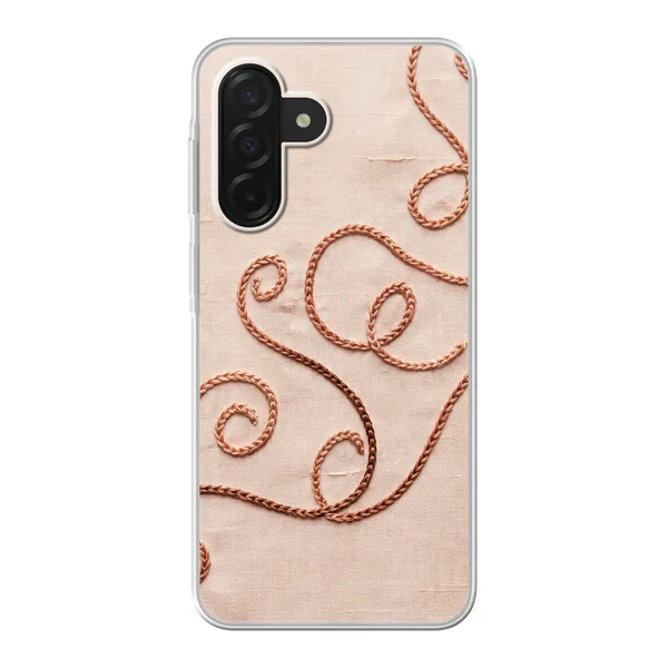 Rose Gold Chainstitch Vine case