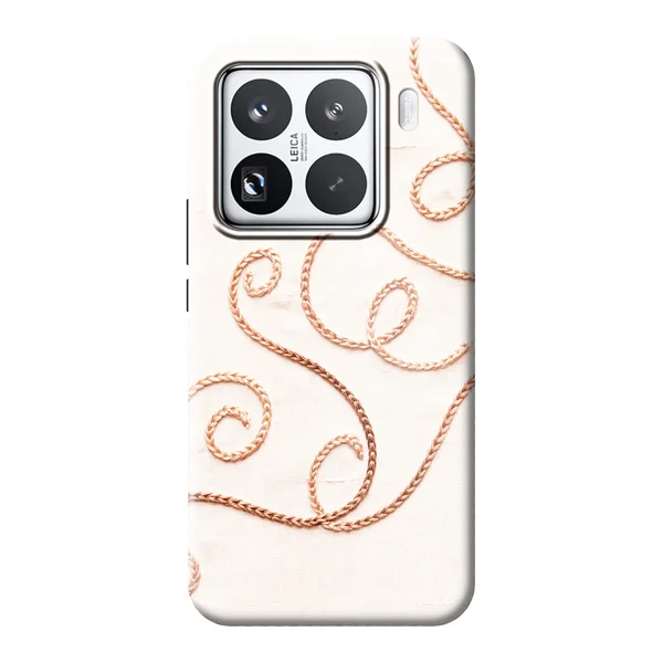Rose Gold Chainstitch Vine case