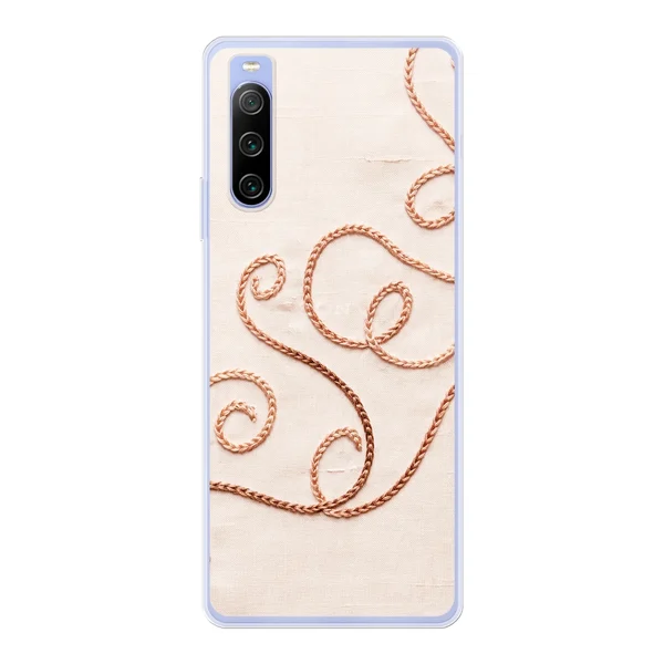 Rose Gold Chainstitch Vine case