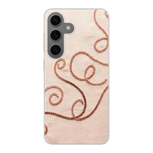 Rose Gold Chainstitch Vine case